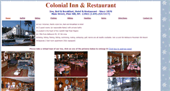 Desktop Screenshot of colonialinn.com